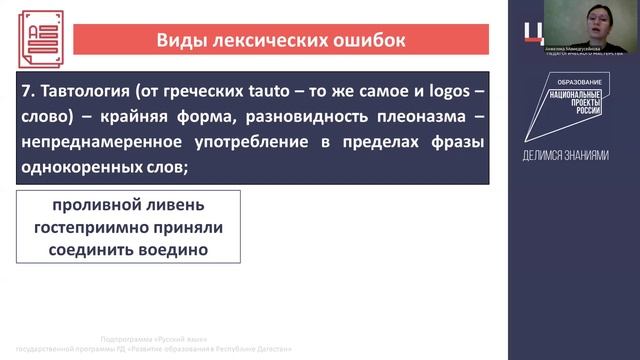 Лексическое значение слова