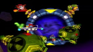 Crash Bash (Playstation 1) Oxide Ride | Boss level