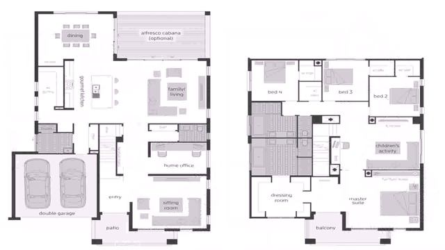 Floor Plan 4 Bedroom 2 Story - DaddyGif.com (see description) смотреть онлайн