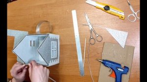 Домик из фоамирана?️❄️ Новогодняя упаковка для подарка❄️✨