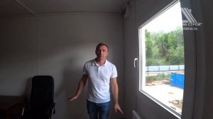 Штаб строительства. Офисное модульное здание. "СК НЕВА СТРОЙ"