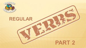 Правильные глаголы в английском языке. Видео-словарь английские глаголы. (Часть 2)