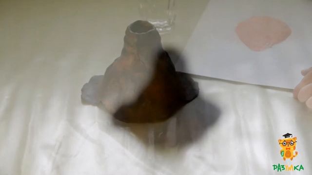 Извержение вулкана из соды и уксуса смотреть онлайн