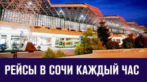 Рейсы из Домодедово в Сочи будут отправляться каждый час этим летом - Москва FM