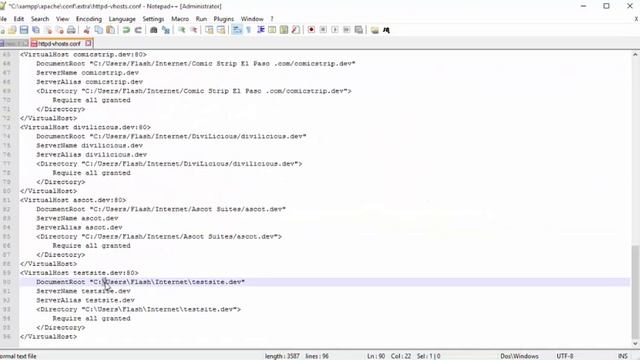 Create Virtual Host on Local Host смотреть онлайн