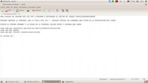 Como descargar el editor de video simplesreenrecorder en ubuntu 14.04