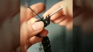 Узкий пояс крючком, справится даже новичок! #узорыкрючком