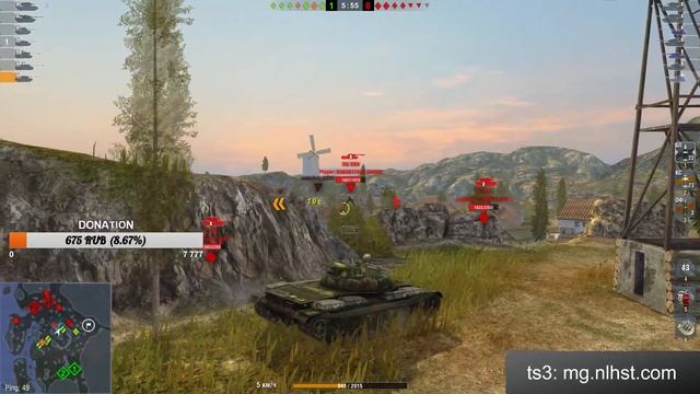СТ-10 + знакомство с кланом [_TPY_] [WoT Blitz] смотреть онлайн