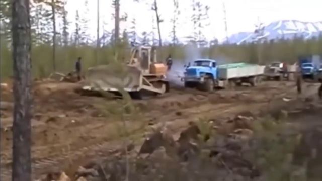 Русская техника по Бездорожью Грузовики на крайнем севере