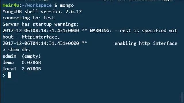 Mongo Shell Basics - "Exit Mongo DB Shell" смотреть онлайн