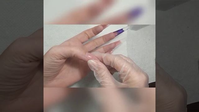 Наращивание ногтей верхними формами ❤️ Аквариумное наращивание верхними формами. АлиЭкспресс