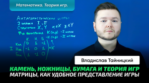 Тайницкий В.А. _ Математика. Теория игр. Камень, ножницы, бумага. Поиск оптимального решения.