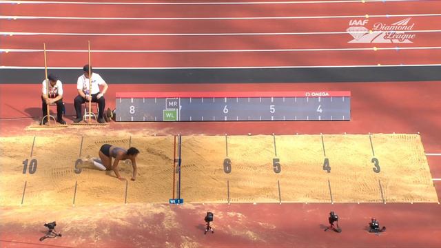Malaika Mihambo long jumps over 7m to set a meeting record in London - IAAF Diamond League 2019 смотреть онлайн
