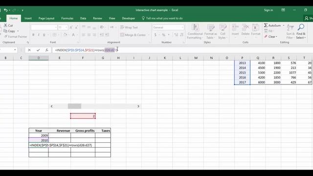 How to create an Interactive Chart in Excel смотреть онлайн