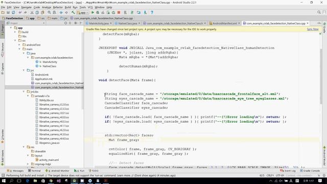 Mobile vision 6: Human detection using OpenCV, NDK, and Android Studio смотреть онлайн