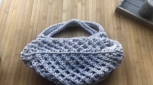 Авоська спицами! Легко!