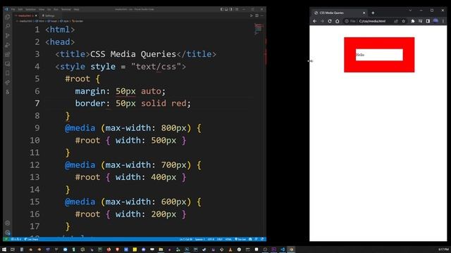 CSS Media Queries Min and Max (how to use)