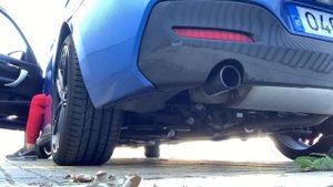 Bmw f20 serie 1 118i b38 1.5t sound stock exhaust ron98
