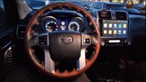 Оплётка на руль вместо перетяжки. Оплётка на кнопках. Toyota Land Cruiser Prado 150. Умелый Русский