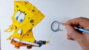 Рисую Губку Боба и Миньона / I draw SpongeBob and Minion