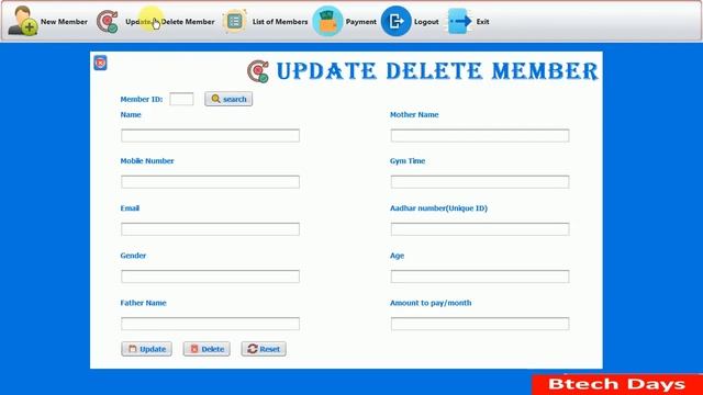 Quick Overview - Gym Management System in java (JFrame, Mysql Database, Netbeans IDE) смотреть онлайн