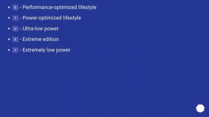 Meaning of Intel processor suffixes