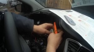 Полная УСТАНОВКА сигнализации StarLine А93 2CAN 2LIN с АВТОЗАПУСКОМ на Hyundai Solaris 2017 года