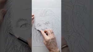 Как нарисовать Рубеуса Хагрида портрет карандашом / How to draw Rubeus Hagrid portrait in pencil