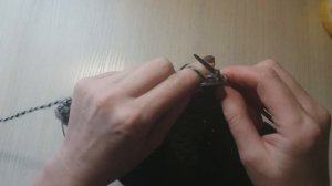 Мужской свитер спицами!!! Часть 3 горловина для переда