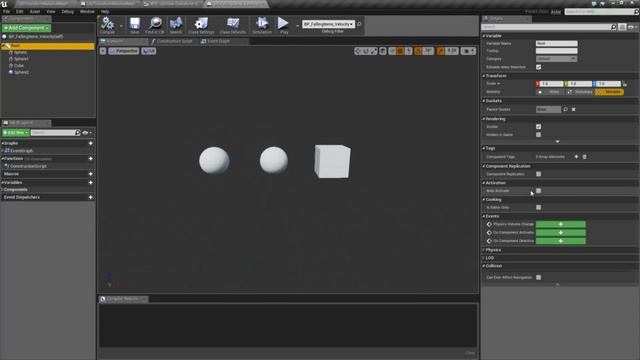 Get Component Velocity in Unreal Engine 4.