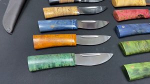 Шкуросъемные ножи с клинком якутского типа. Небольшая подборка ножей из наличия!!!