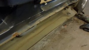 Mercedes-Benz W210 замена порога Часть 2