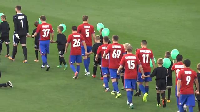 Выход на поле игроков ФК "Тосно" и ФК "СКА-Хабаровск" смотреть онлайн