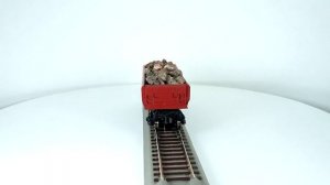 думпкар вагон-самосвал мод. 31-656 1:87 (modela) железная дорога масштабная модель / railway model