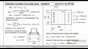 DISEÑO DE PLACA BASE PARA PÓRTICO RESISTENTE A MOMENTO (PRM - DES)