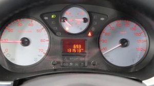 Citroen Berlingo 2014 г. (ситроен берлинго) панель приборов момент запуска двигателя