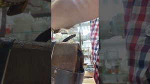Гармонь старинная цельнопланочная