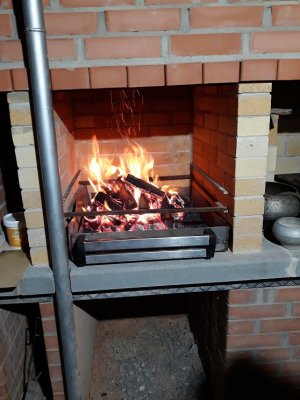 Печь-мангал (барбекю) из кирпича, своими руками