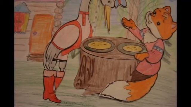 Мультфиль Лиса и журавль смотреть онлайн
