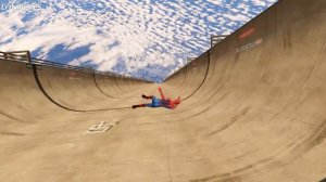 GTA 5 Spiderman Motorcycle Fails | Ragdoll Falls Ep.3 [Euphoria Physics Funny Moments]