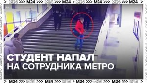 Студент напал на сотрудника службы безопасности на станции метро "Саларьево" - Москва 24
