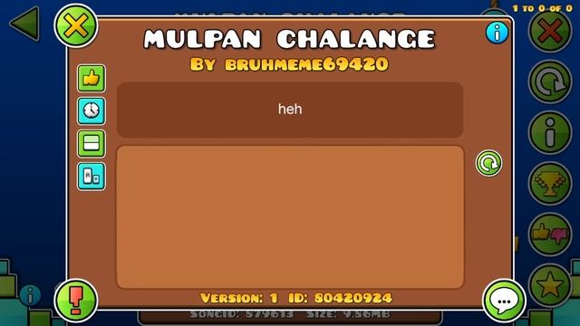 Mulpan of Darkness | "Mulpan Challenge #15" | Geometry dash 2.11 смотреть онлайн