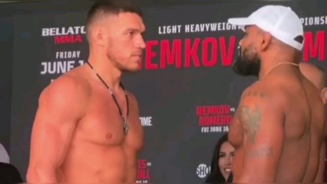 BELLATOR. Вадим Немков - Йоэль Ромеро. Битва взглядов
