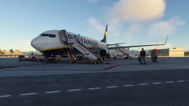 Volando RYANAIR! Barcelona-Palma de Mallorca! смотреть онлайн