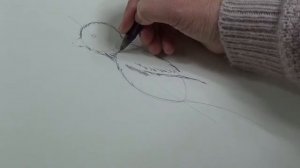 Рисуем Птицу При Помощи Линии и Штриха