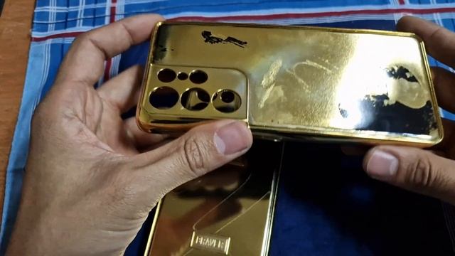 Что там с золотым чехлом ?! доработка золотого дёшевого чехла на самсунг с21 ультра, золотой кейс. смотреть онлайн