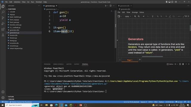 Generators in Python Functions | Complete Functional Programming Course in Python | Tutorial 17 смотреть онлайн