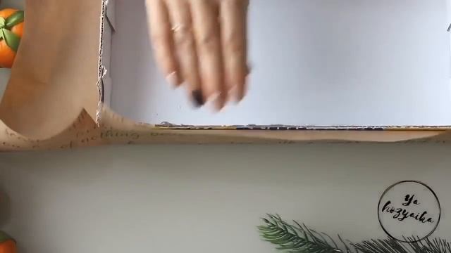 Оригинальный подарок на Новый год своими руками. DIY. Коробка мандаринов ?. Box of mandarins. смотреть онлайн