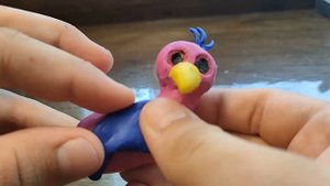 просто лепка птицы опилы из игры бан бан