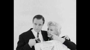 Marilyn Monroe & Marlon Brando - Promoting "The Rose Tattoo " 1955